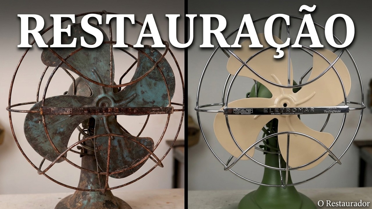 Restauração de um Ventilador Antigo ELETROMAR
