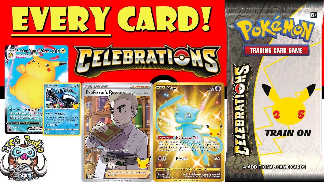 Every Card from Celebrations! Full Setlist Revealed! (Pok&eacute;mon TCG News)