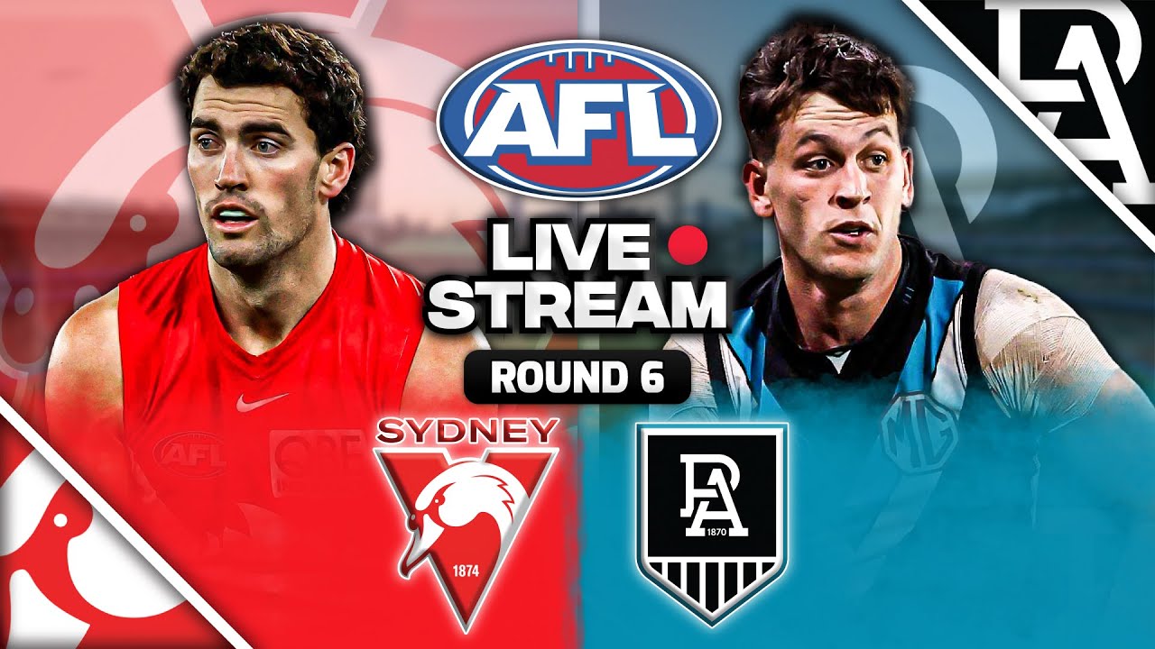 Sydney Swans vs Port Adelaide | AFL Round 6, 2025 Live Watch Along