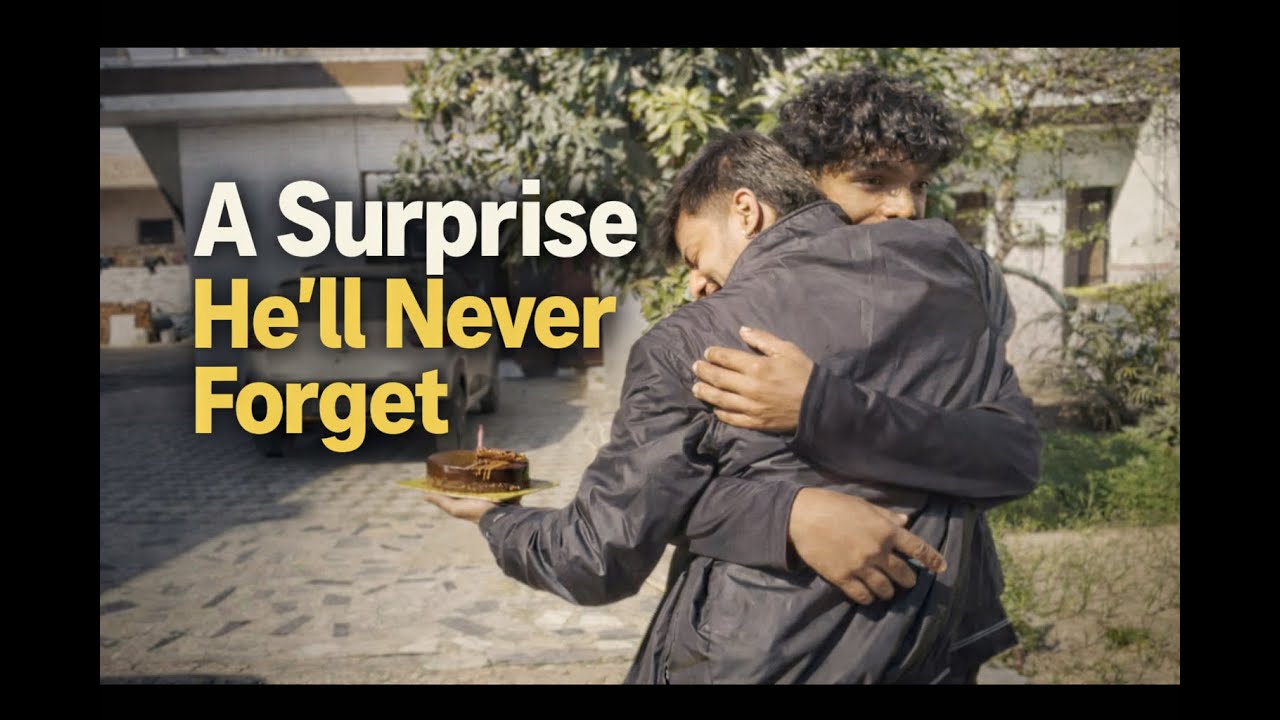 A Surprise He’ll Never Forget | Emotional Birthday Moment #birthday #surprise