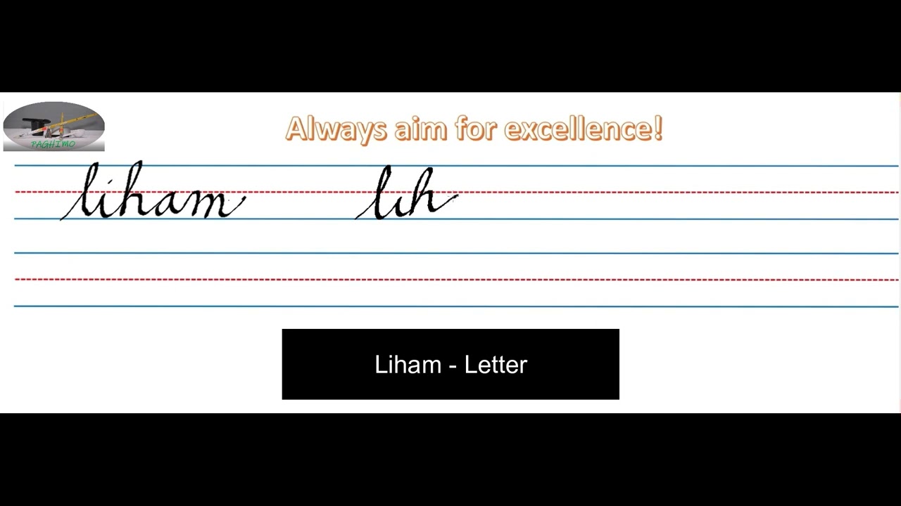 Liham - Letter | Filipino - English translation | Cursive Writing | Gabay sa pag-aaral