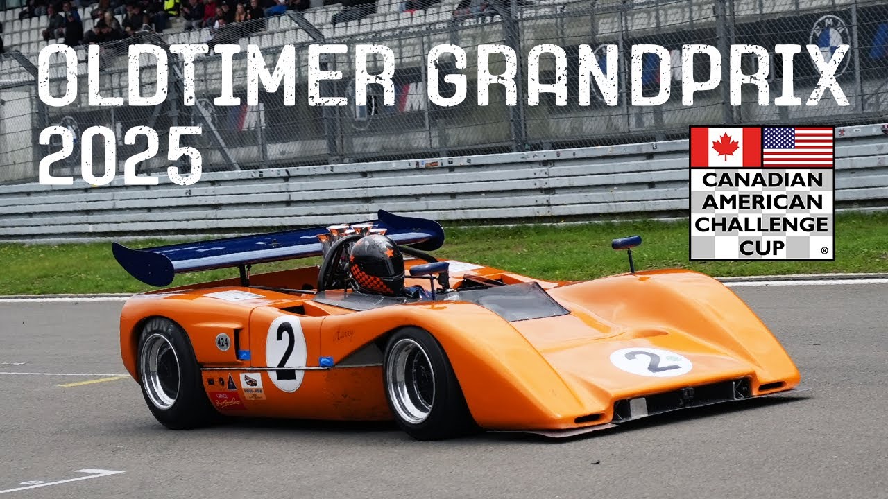 CanAm Challenge Cup – Oldtimer Grand Prix 2025 - Stromausfall, Regen, Formel 1 und CanAm Power!
