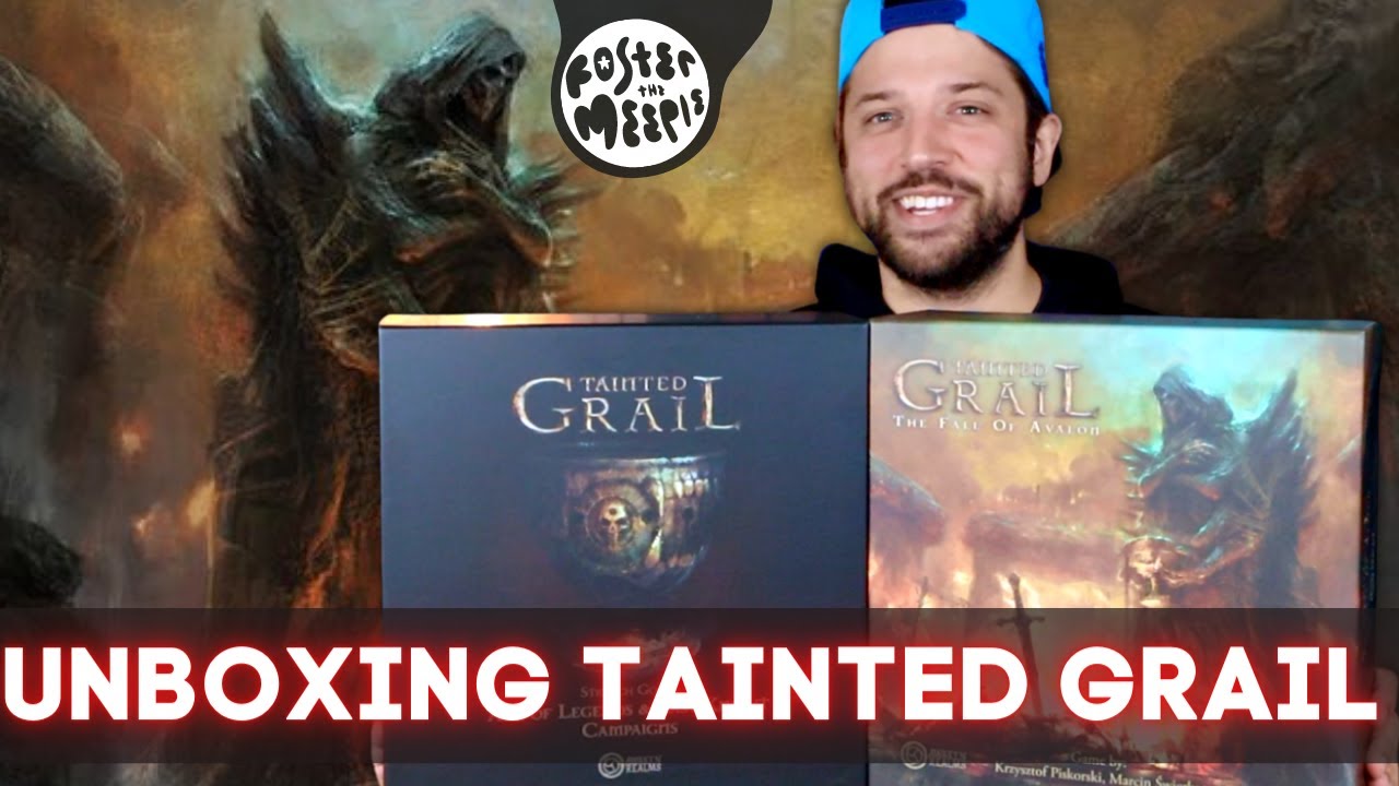 Tainted Grail: The Fall of Avalon Unboxing | Plus Age of Legends & The Last Knight Campaigns