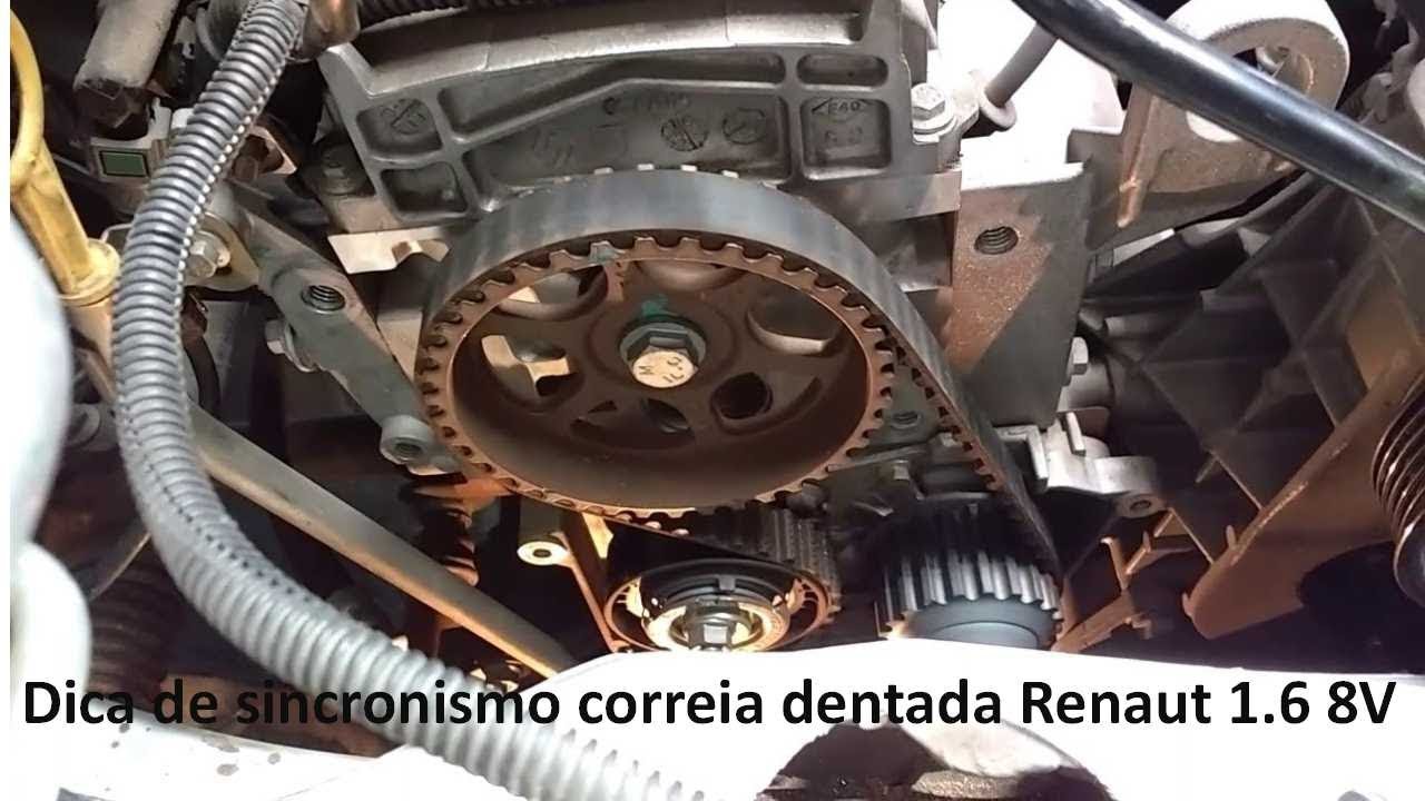 Dica de sincronismo correia dentada Renaut 1.6 8V(Symbol,Sandero,Clio,Logan)