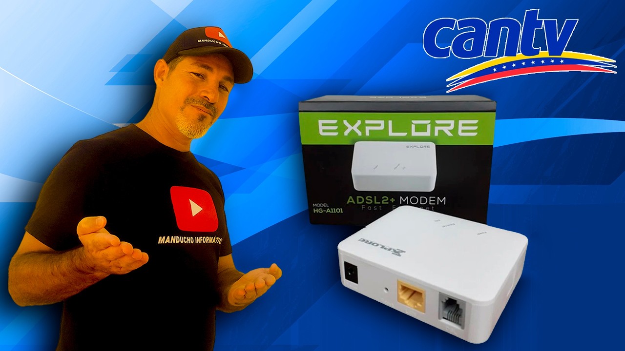 ✅ ¡Activa tu Internet Cantv! Configura tu módem EXPLORE HG - A1101