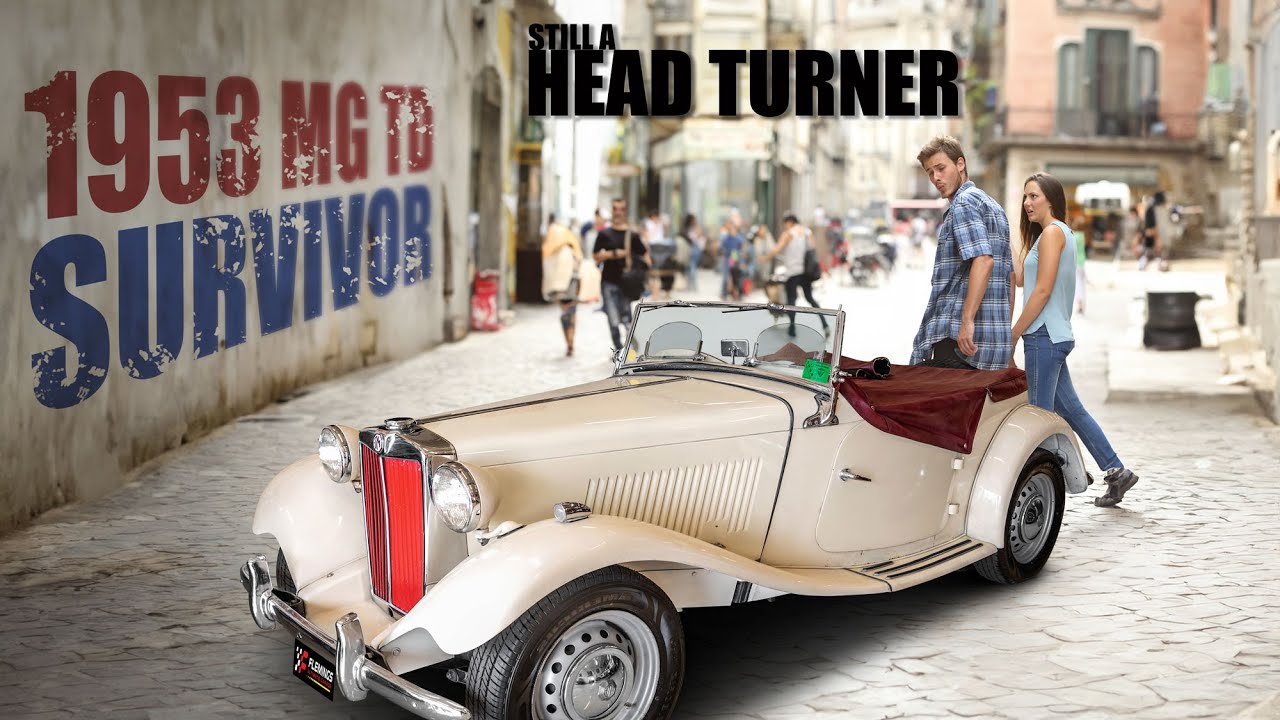 A head turner, even at this age! 1953 MG TD Survivor #lovetriangle