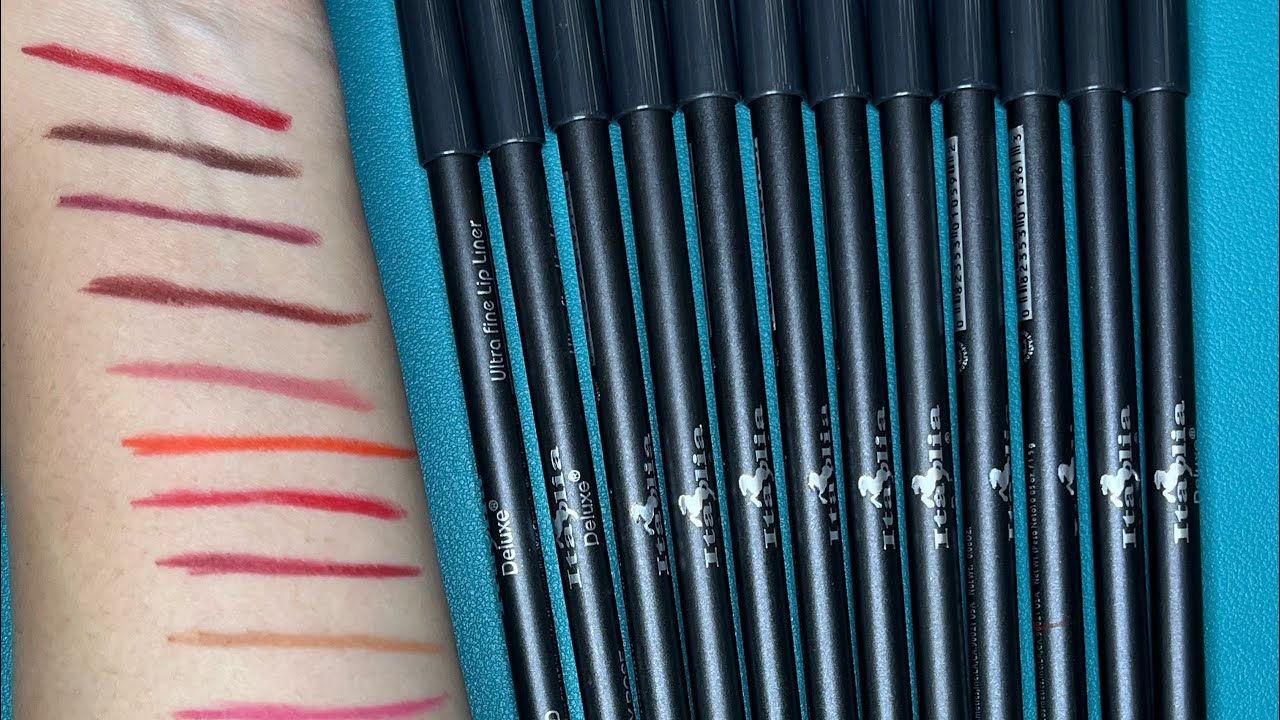 AFFORDABLE/ PIGMENTED LIP PENCIL (ITALIA DELUXE ULTRA FINE LIP COLOR) 12 Shades