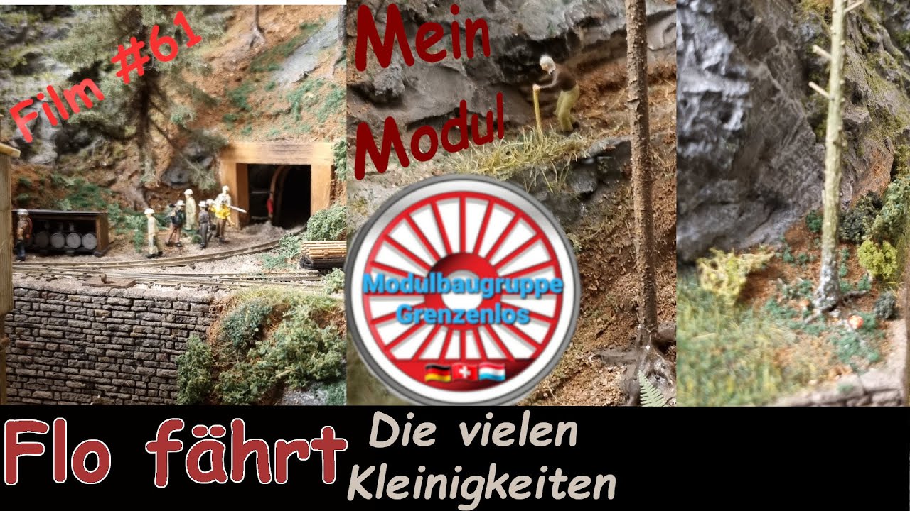 Die vielen Kleinigkeiten, um von einigermaßen fertig zu ganzganz fertig zu kommen, auf dem Modul.