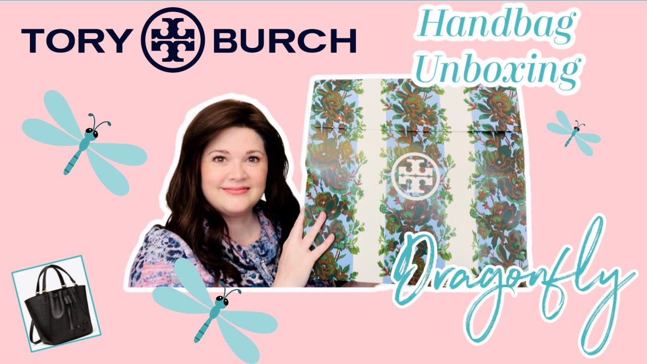 TORY BURCH Unboxing | #handbagunboxing | Tory Burch Dragonfly