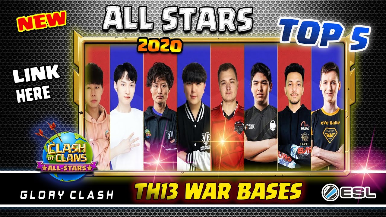TOP 5 All Stars Event Tournament Winter 2020/Best Th13 War Bases/All Triples After Update War #684
