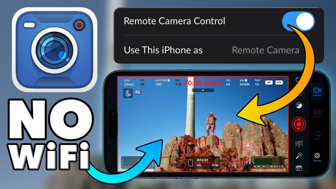 Blackmagic Camera Remote Control on iPhone &mdash; No WiFi Needed!