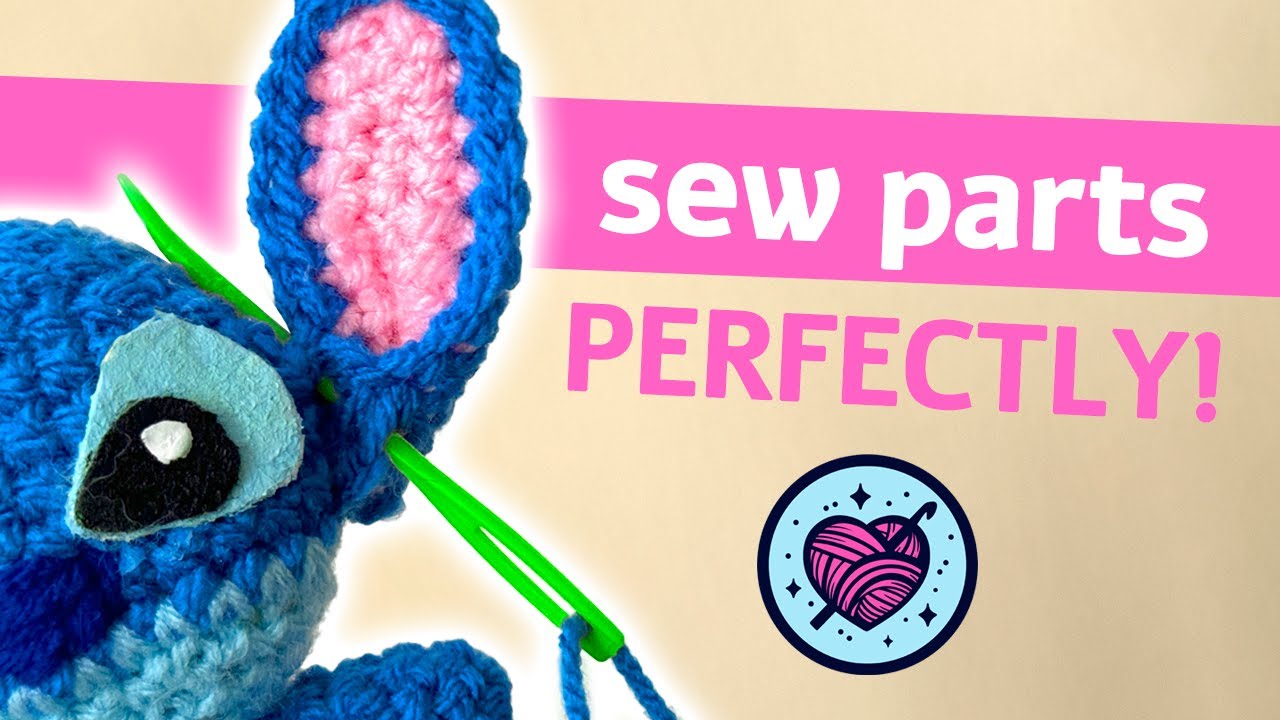 САМЫЙ ПРОСТОЙ СПОСОБ сшивания деталей амигуруми 🧸 | для начинающих | Lala Crochet Boutique
