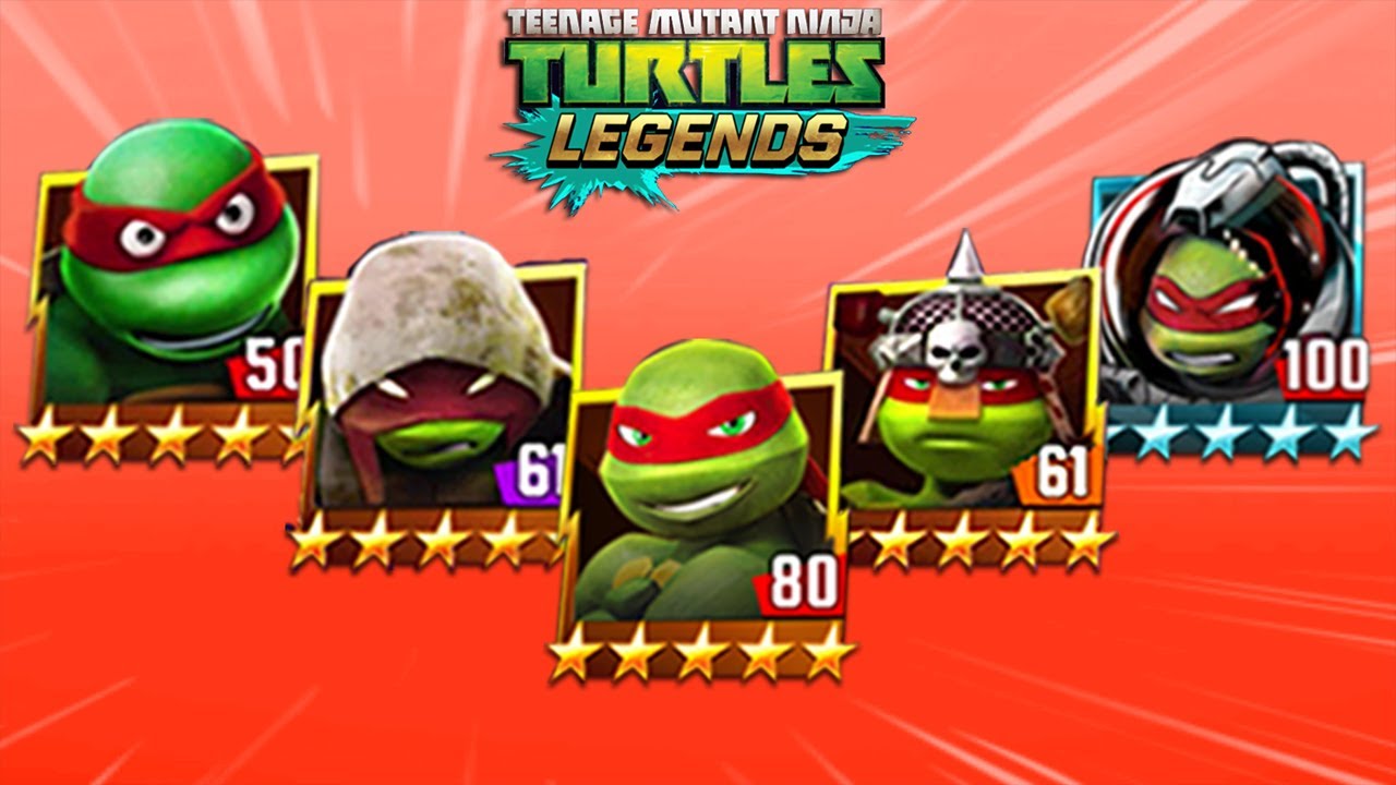 TMNT Legends All Raphael's Team