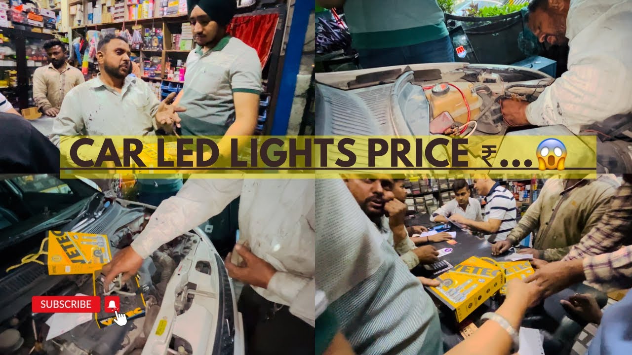 Ludhiana Dugri Market |Car Led Lights 200 watt Price ₹😱#punjabivlogs