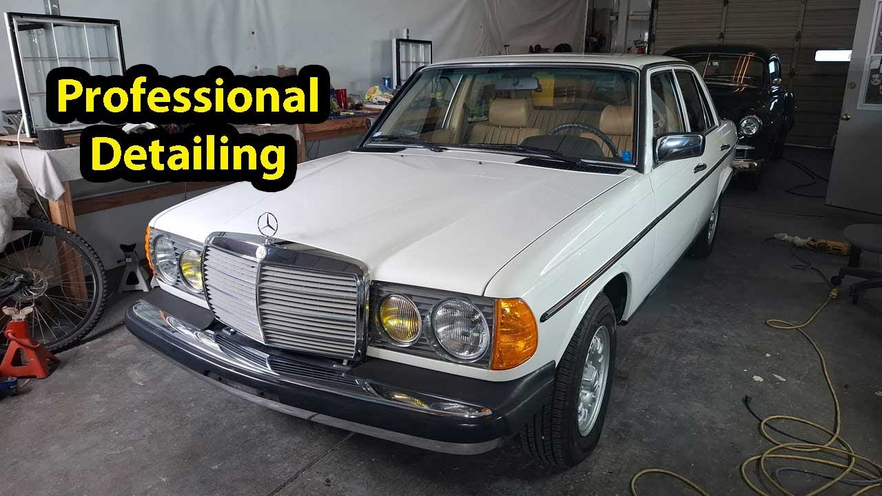 1984 Mercedes 300D 21,000 miles!!! - Part 6 Professional Detailing
