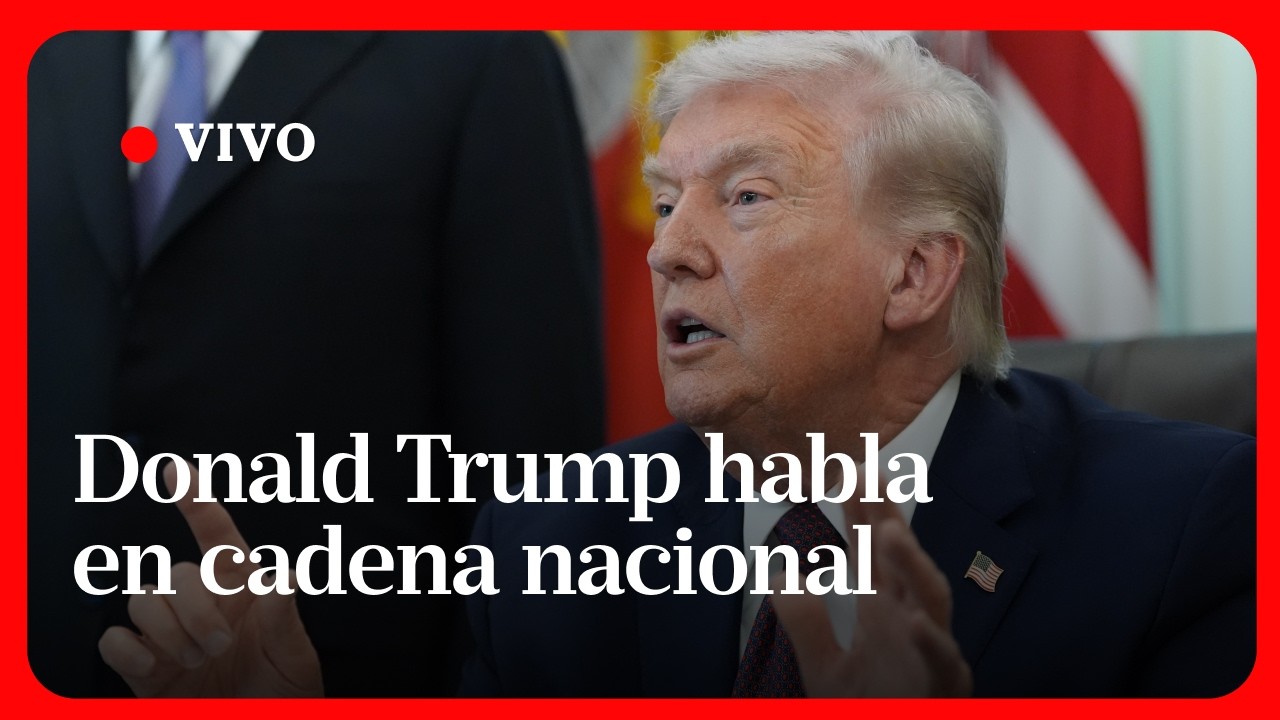 EN VIVO | Donald Trump habla en cadena nacional sobre la guerra de Ir&aacute;n