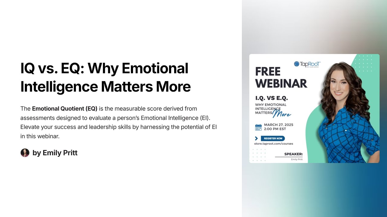 IQ против EQ: почему эмоциональный интеллект важнее