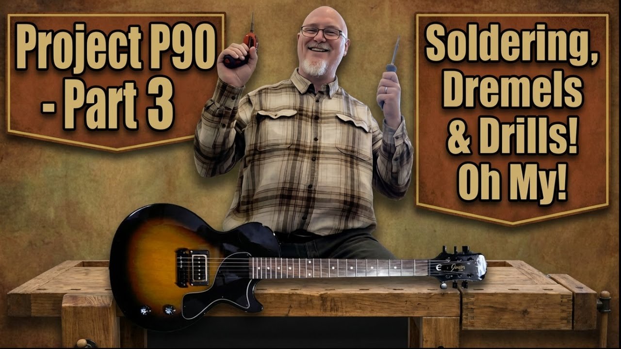 Epiphone LP Junior - On The Bench - Project P90 Part 3