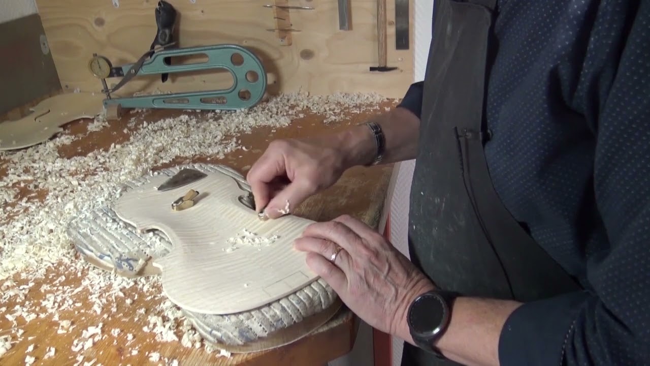 Violin maker Peter Westerlund Part 99. A practical guide to graduation work