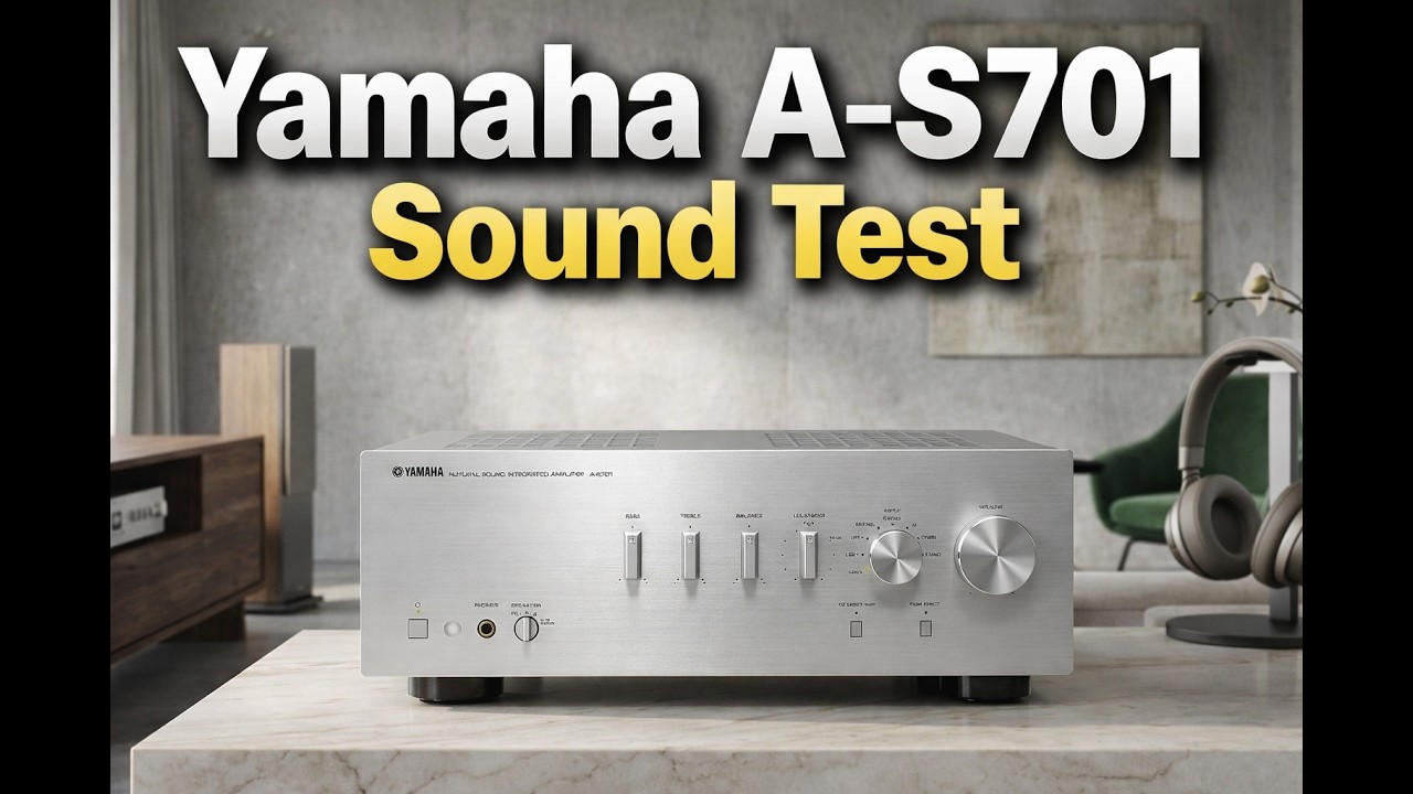 Yamaha A-S701 Sound Test (Don&rsquo;t listen with an equalizer)