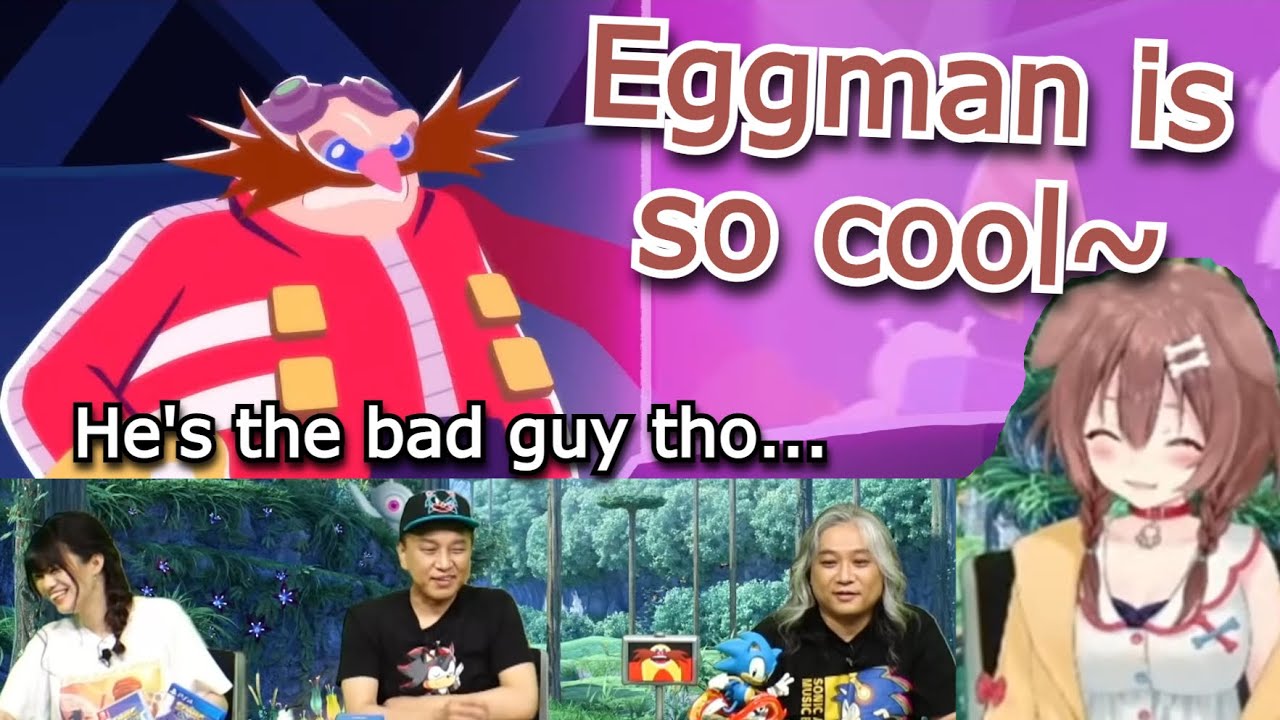 Korone Being Adorably Weird During the Official Sonic Collab [Eng Sub/Hololive]