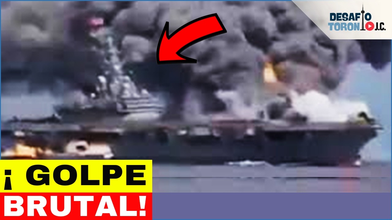¡INFIERNO en el MAR! Irán PULVERIZA PortaAviones USS Abraham Lincoln USA en SHOCK | DesafioTorontoJC