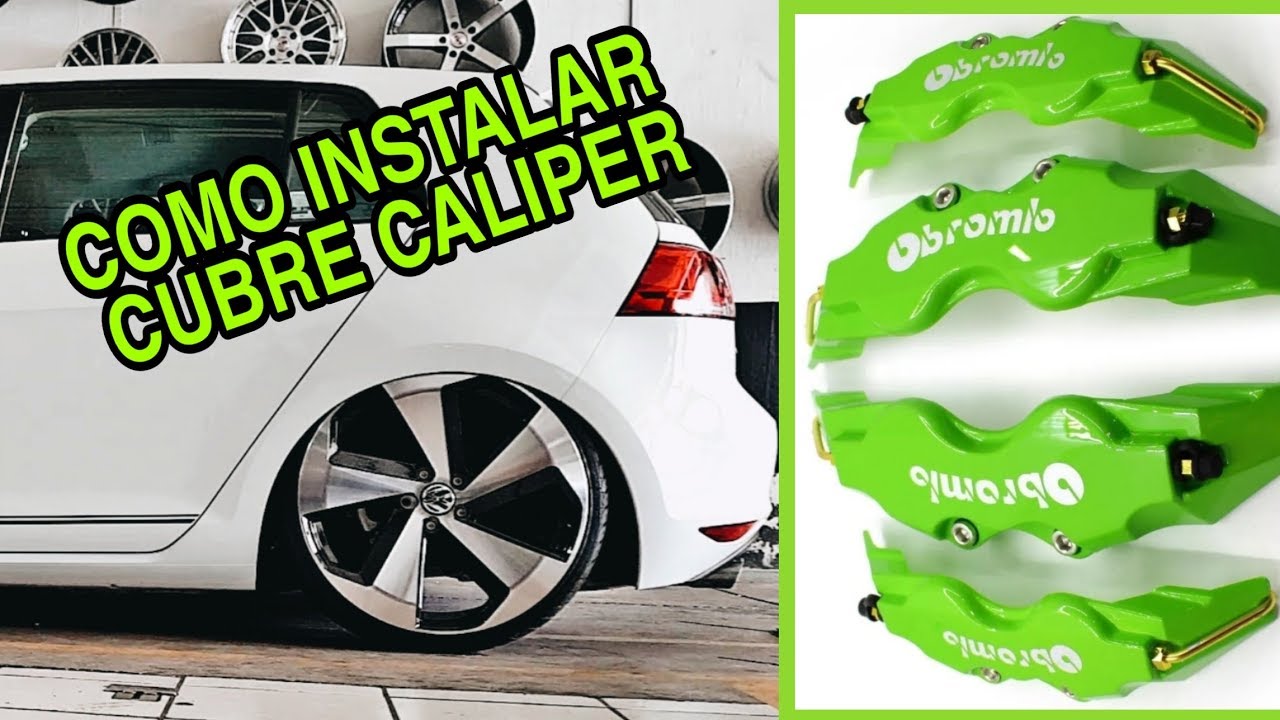 COMO INSTALAR CUBRE CALIPER 🌝 COMO HACERLO !!! ☘️ VW GOLF