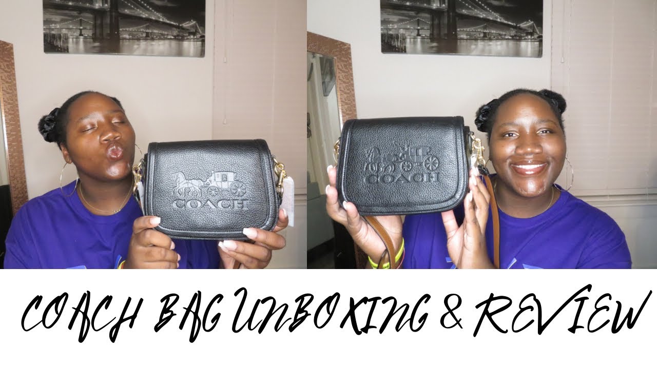 COACH Saddle Bag With Horse And Carriage UNBOXING & REVIEW