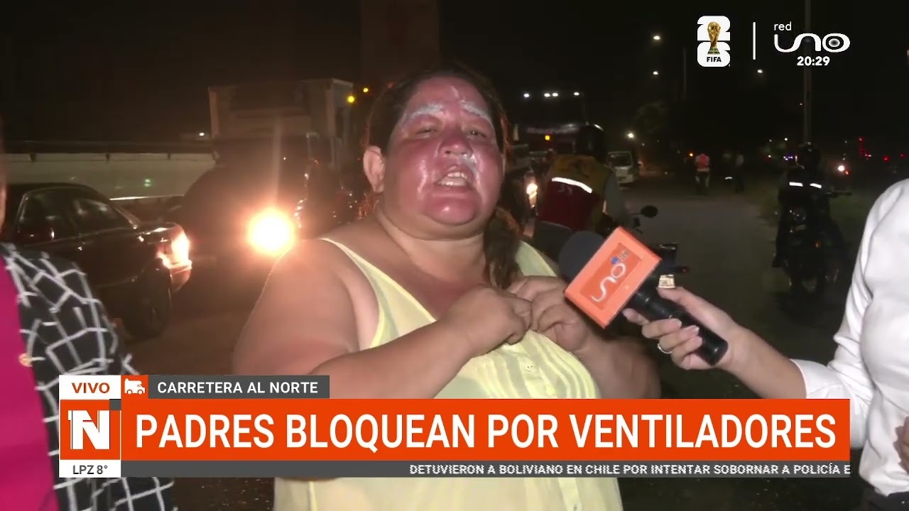 BLOQUEAN RUTA AL NORTE EN SANTA CRUZ