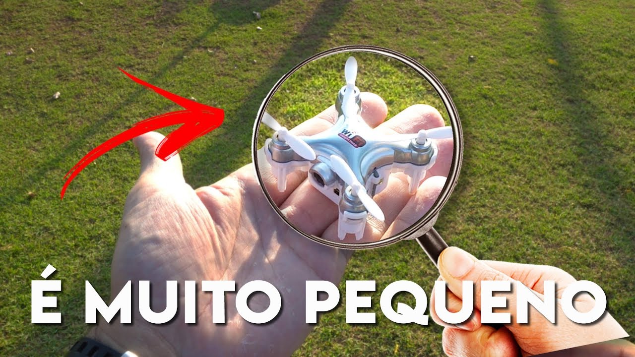 REVIEW / ANÁLISE DO MENOR DRONE COM CÂMERA DO MUNDO | CHEERSON CX-10WD