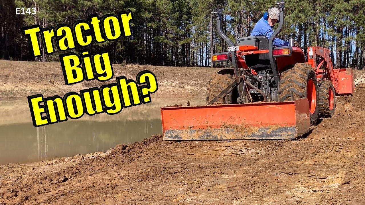 How to Use a Box Blade to Dig a Farm Pond with a Compact Tractor