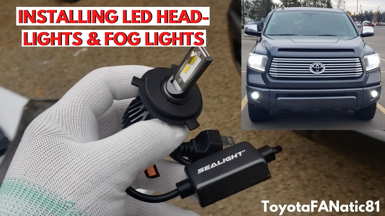 LED Head Light & Fog Light Installation
