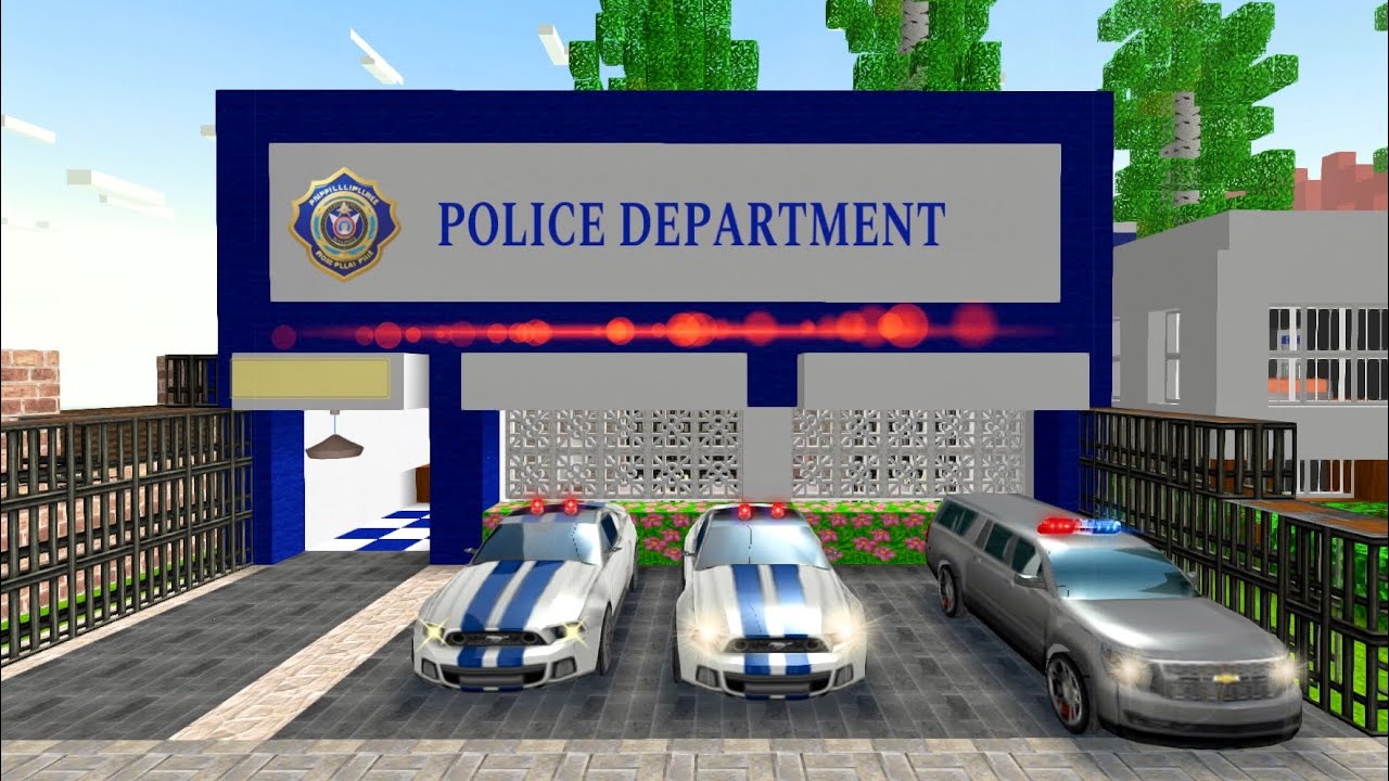I spent my first day as police officer in party craft 👮‍♀️