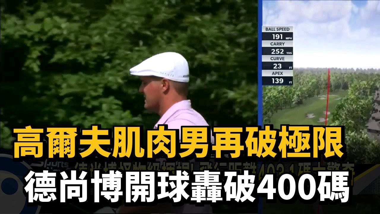 高球肌肉男再破極限 德尚博開球轟破400碼－民視新聞