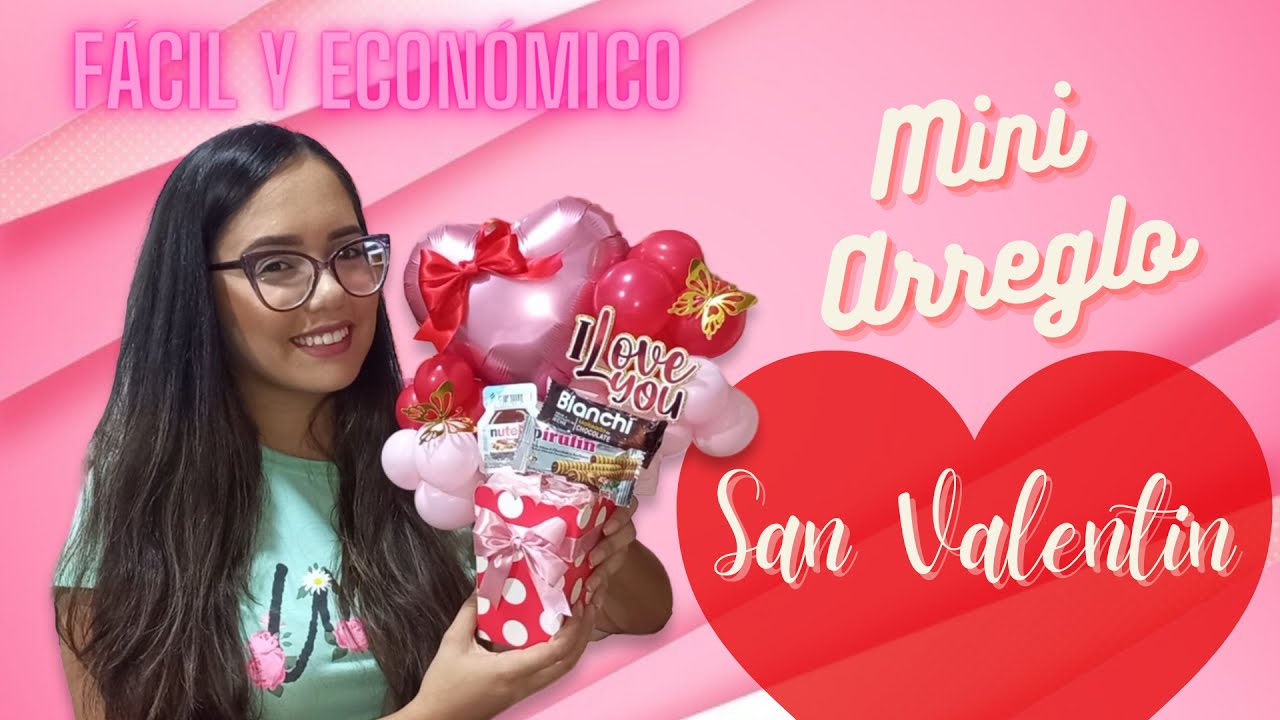 🎈Idea de ARREGLO FÁCIL y ECONÓMICA para SAN VALENTIN ❤️🎈