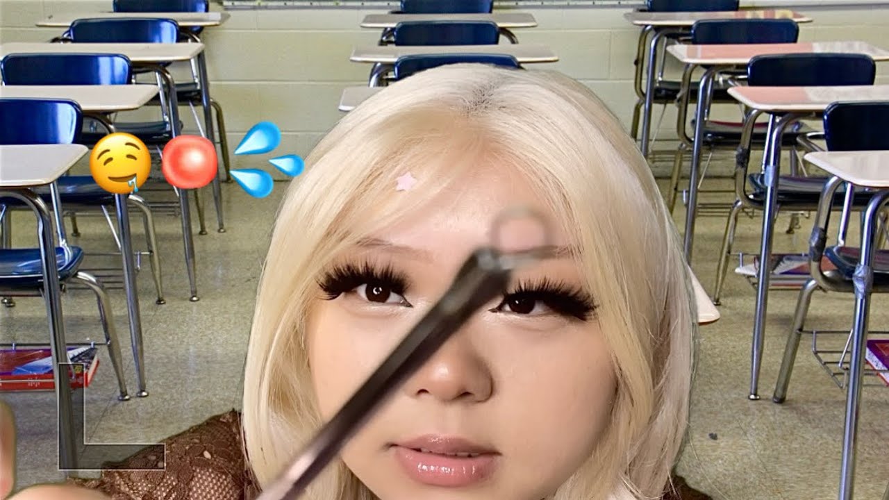 ASMR pov girl with NO BOUNDARIES pops your pimples 🤭🤤 (realistic)
