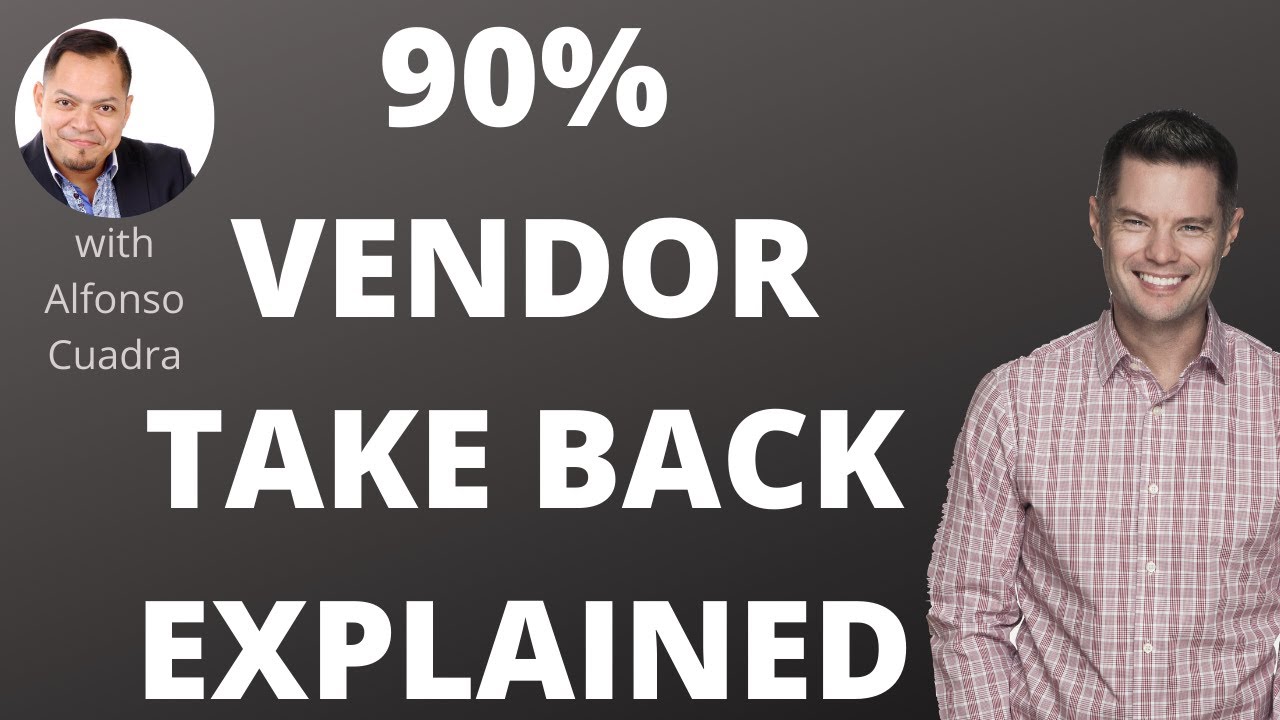 SELLER FINANCING EXPLAINED. How to get a vendor take back on your rental property w/ Alfonso Cuadra.