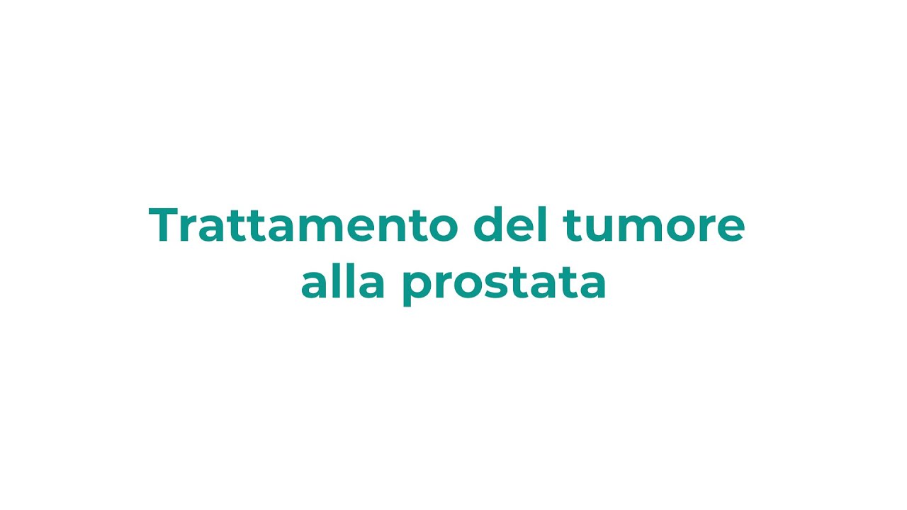 Trattamento non chirurgico del tumore di prostata