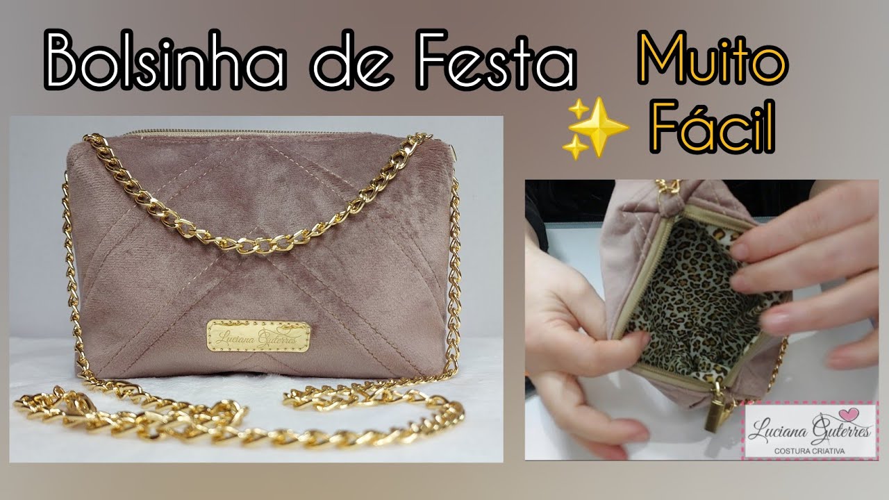 Bolsinha De Festa - Muito Fácil- Aula Para Iniciantes 🤩