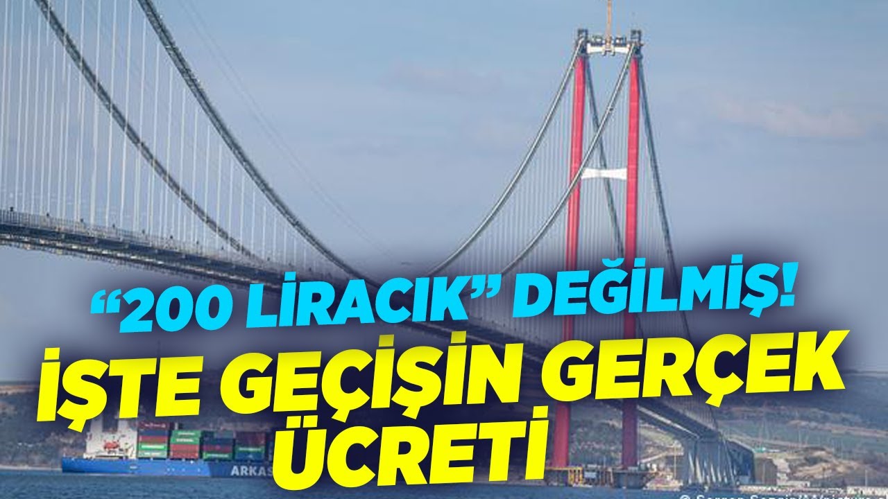 Çanakkale Köprüsünden Geçişin Maliyeti Belli Oldu! | Krt Haber