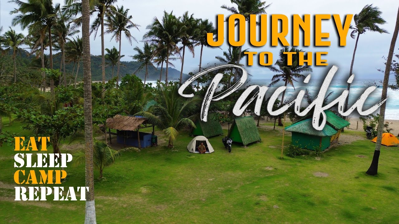 Motocamping in Pasific Sunrise, Tibu Tidal, Casiguran, Aurora | ASMR with Mobi Garden Sunny 3 Tent