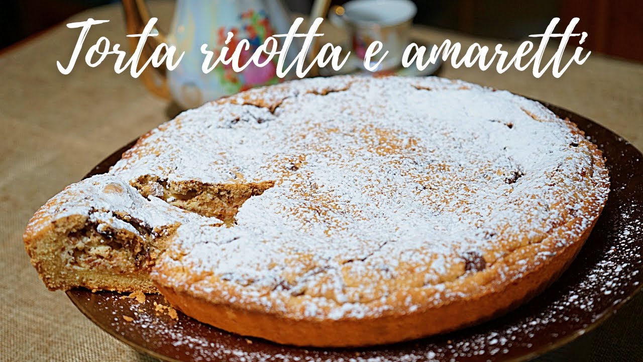 TORTA RICOTTA E AMARETTI | UNA DELIZIA DA FARE | RICETTA FACILE E VELOCE