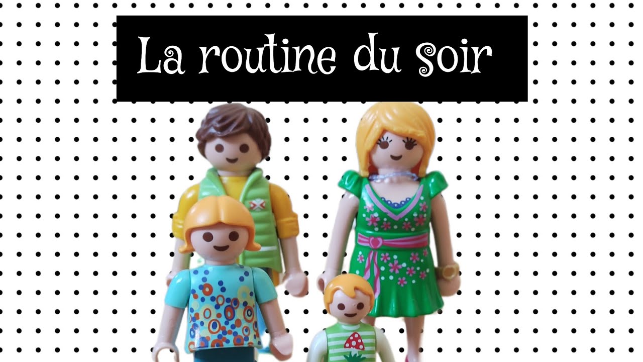 Playmobil en français -la routine du soir