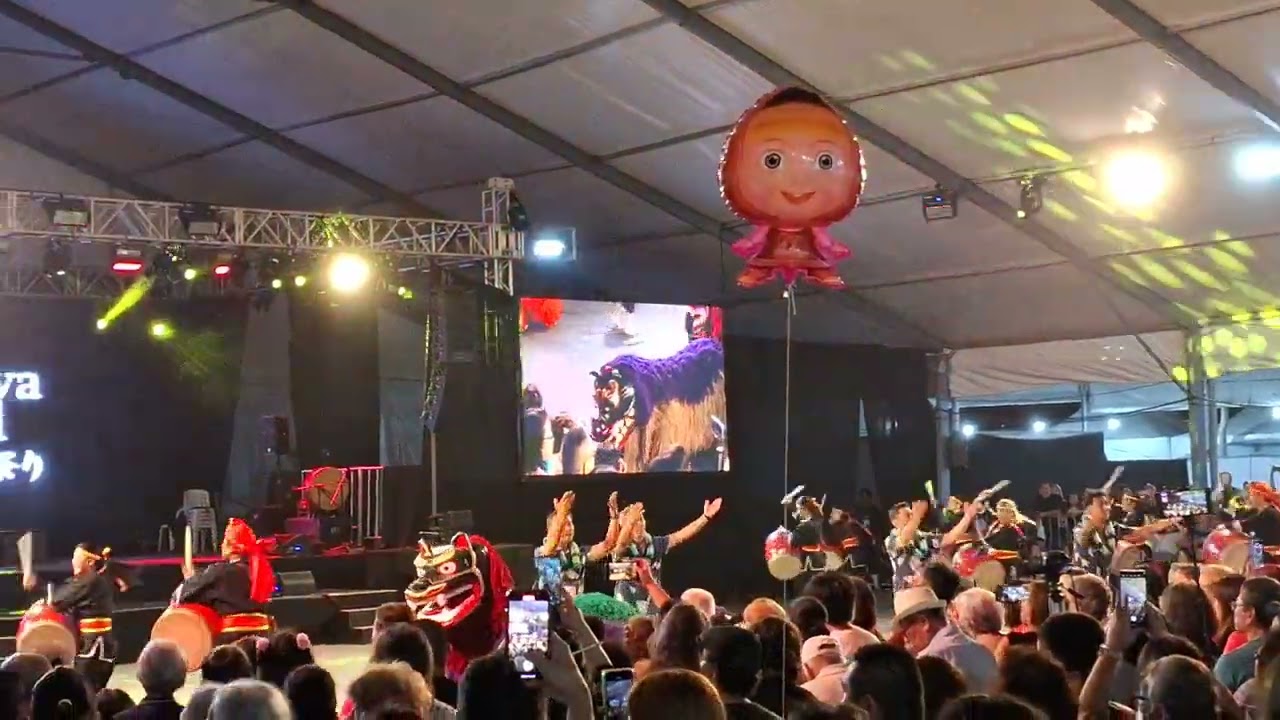 Show dos grupos Sonho de Aloha e Ryukyu Koku Matsuri Daiko, no Okinawa Festival 2024