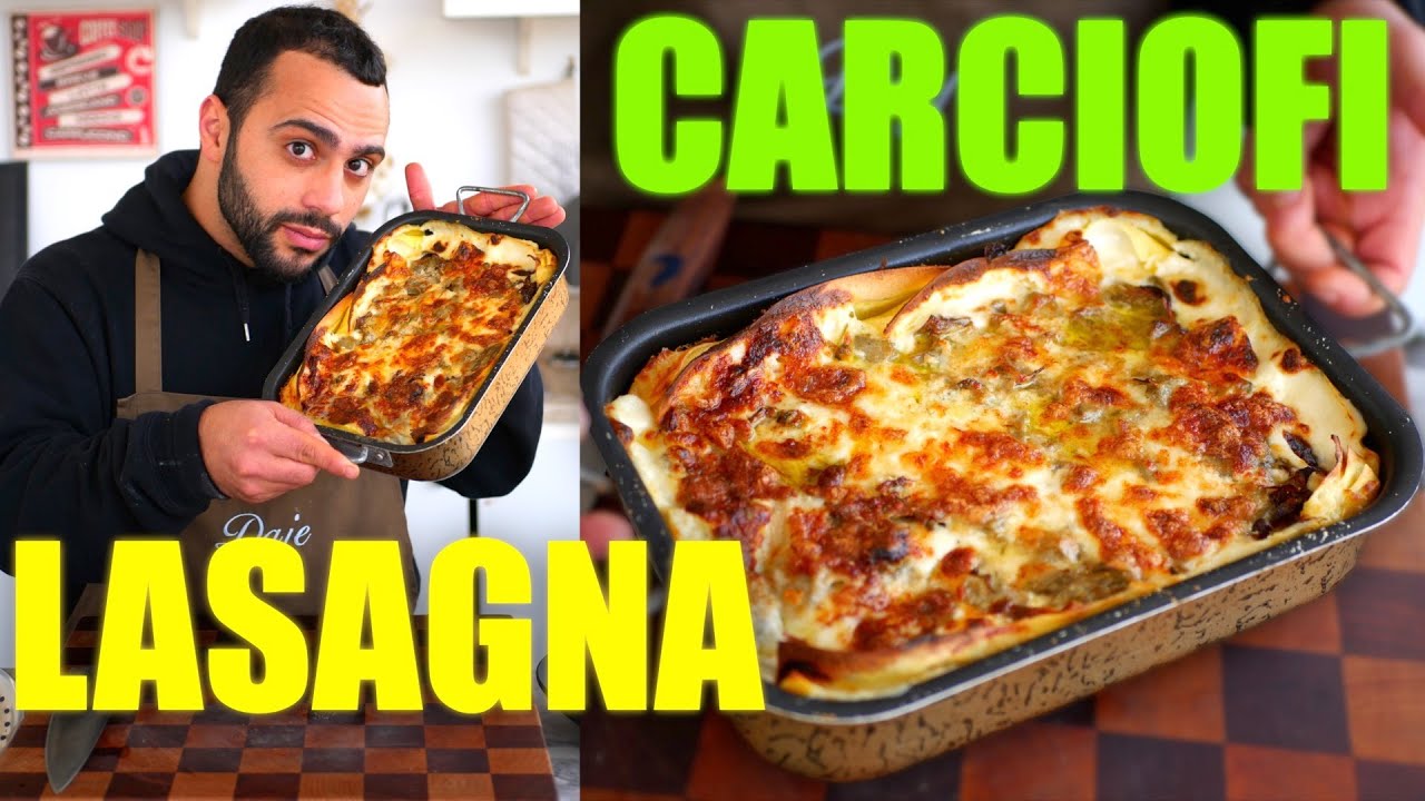 Squisita LASAGNA in bianco con CARCIOFI 💚