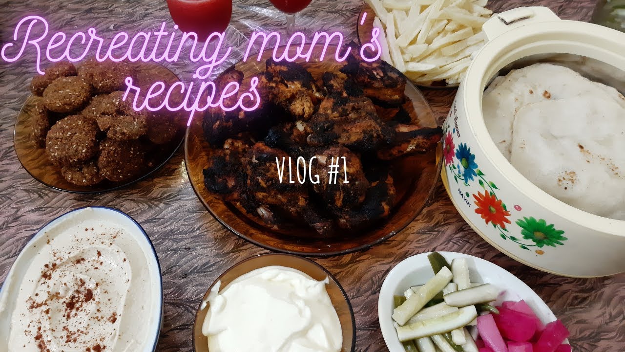 ENG) VLOG #1 Recreating my mom's recipe | ARABIAN DINNER NIGHT