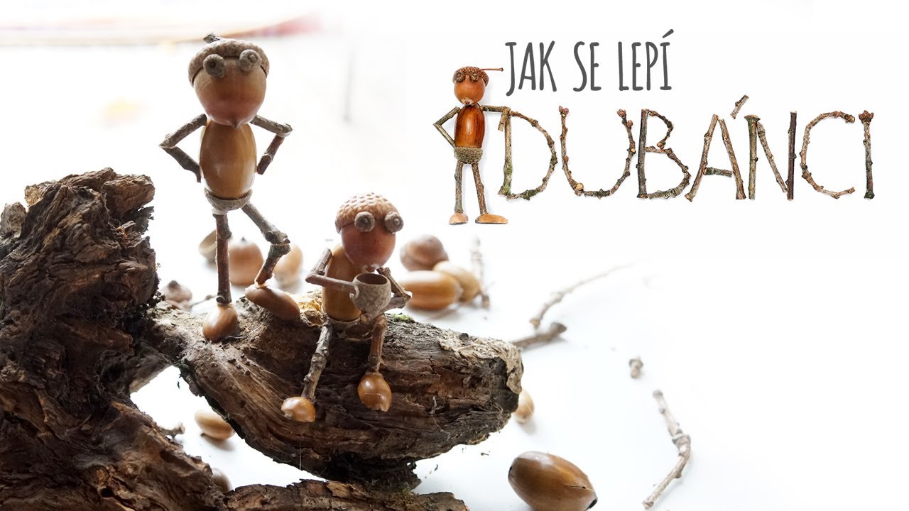 Lepení sedícího dubánka