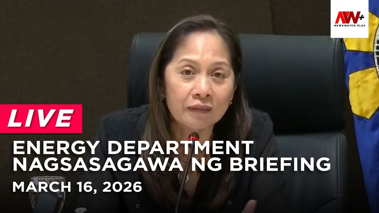 Energy department nagsasagawa ng briefing  | NewsWatch Live