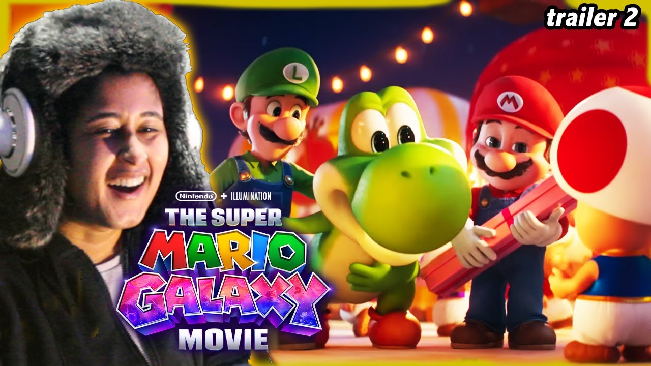 The Super Mario Galaxy Movie Yoshi First Look REACTION!! | Trailer 2
