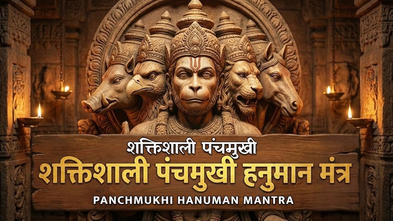 शक्तिशाली पंचमुखी हनुमान मंत्र | Panchmukhi Hanuman Mantra for Protection & Power